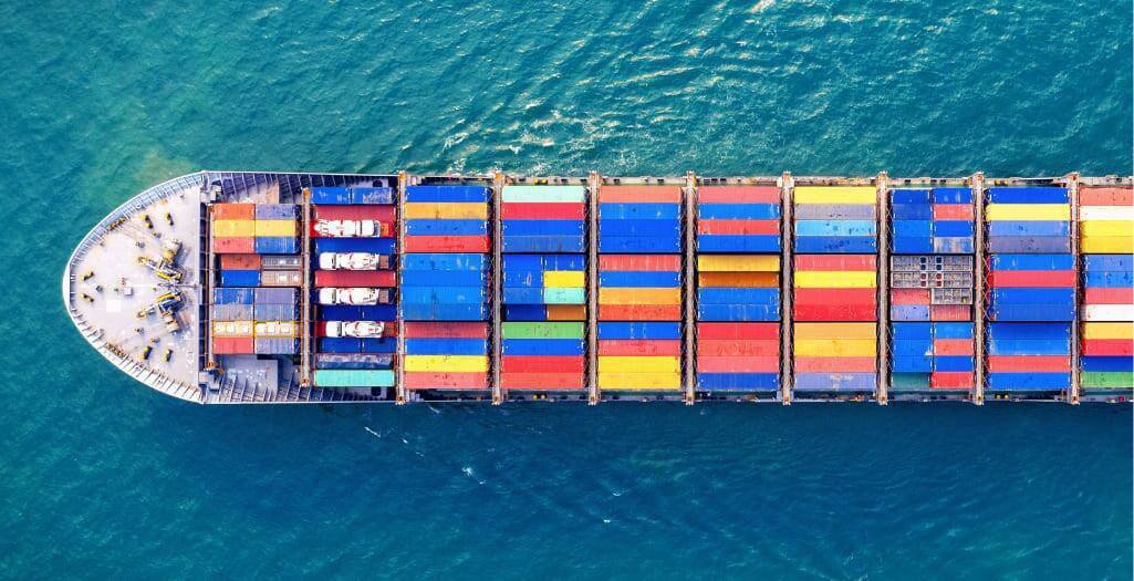 a cargo ship